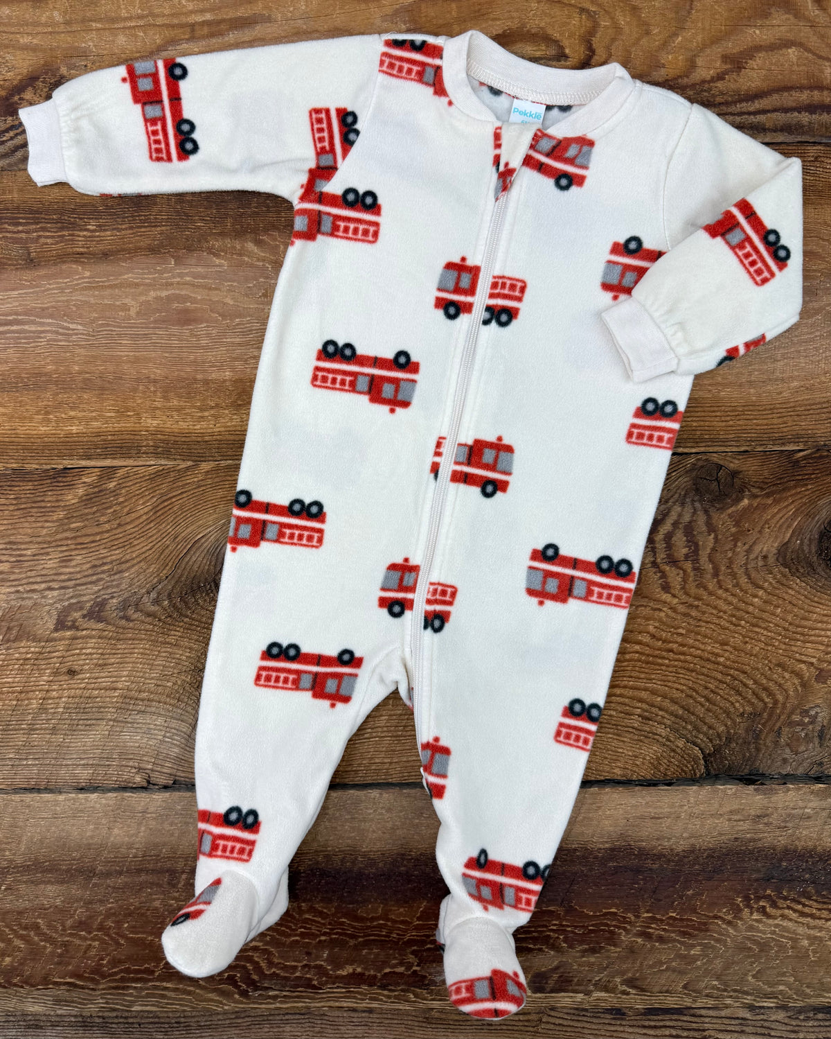 Pekkle 6M Fleece Firetruck Sleeper