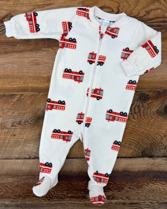 Pekkle 6M Fleece Firetruck Sleeper