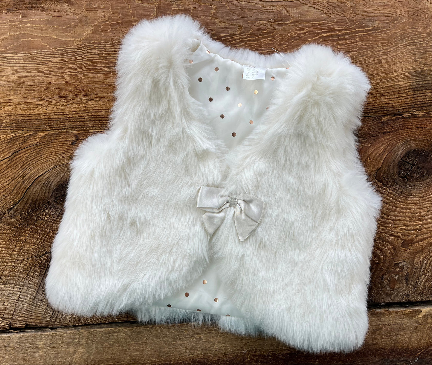 H&M 18-24M Fur Vest