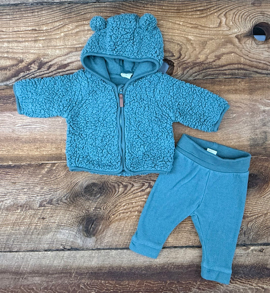 H&M NB Fleece Bear Outfit