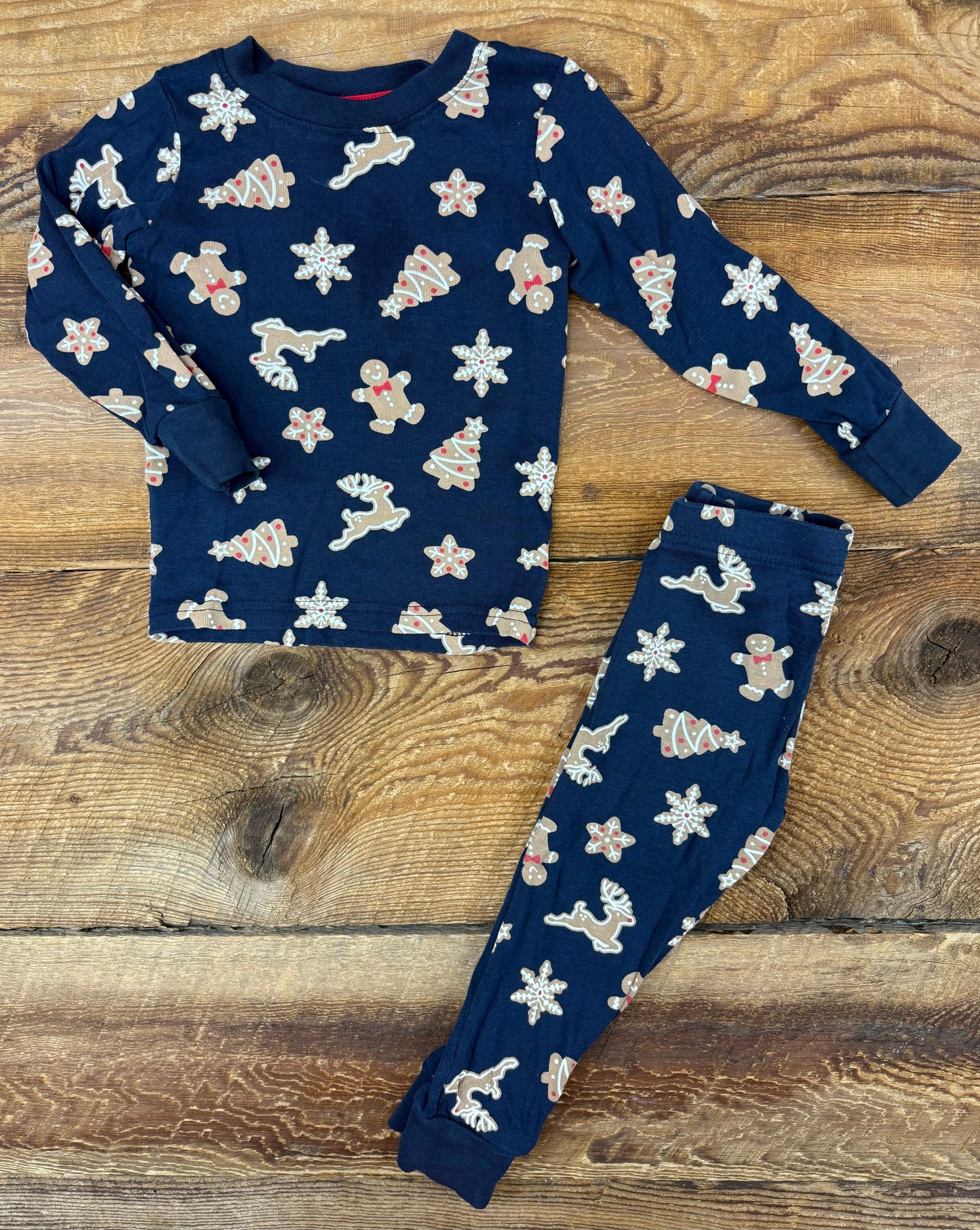 George 2T Christmas Cookie Pajamas