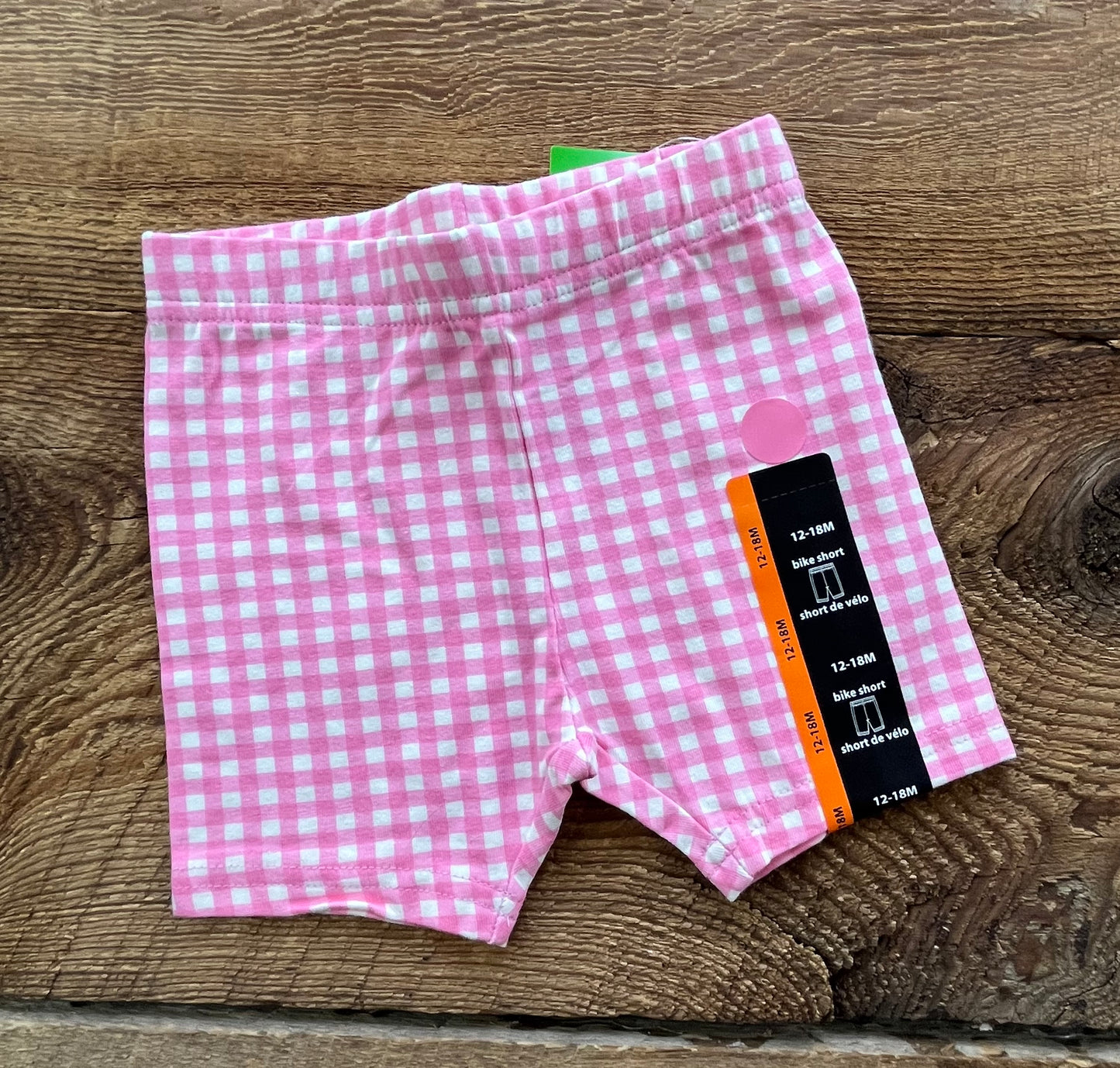 George 12-18M Checkered bike Short