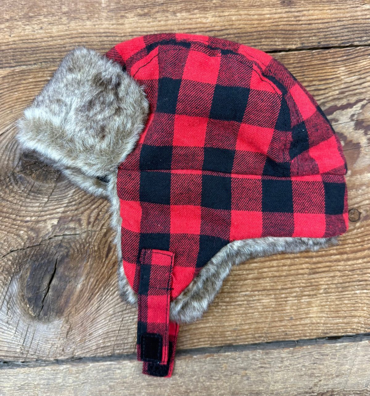 Old Navy 0-6M Flannel Trapper Hat