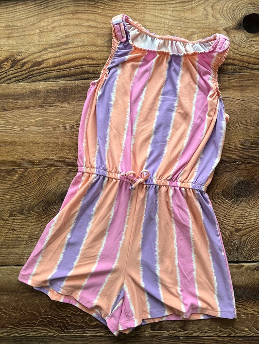 Bella & Birdie 12-14Y Striped Romper