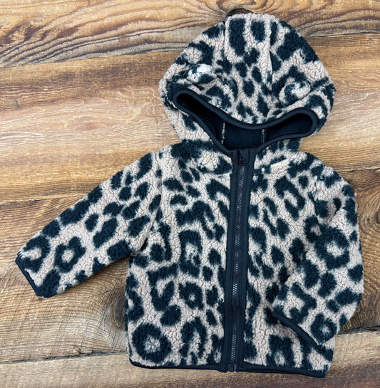Joe Fresh 3-6M Fleece Leopard Jacket