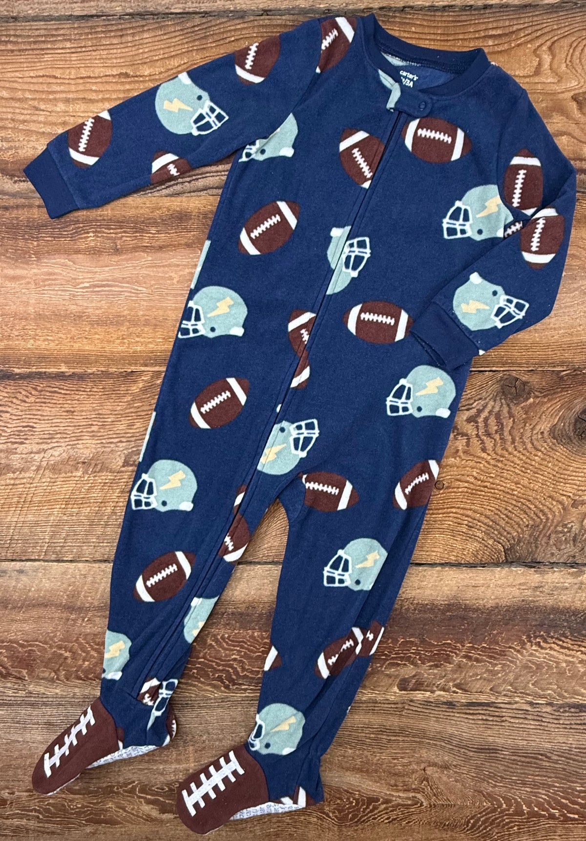 Carter's 3T Fleece Football Sleeper