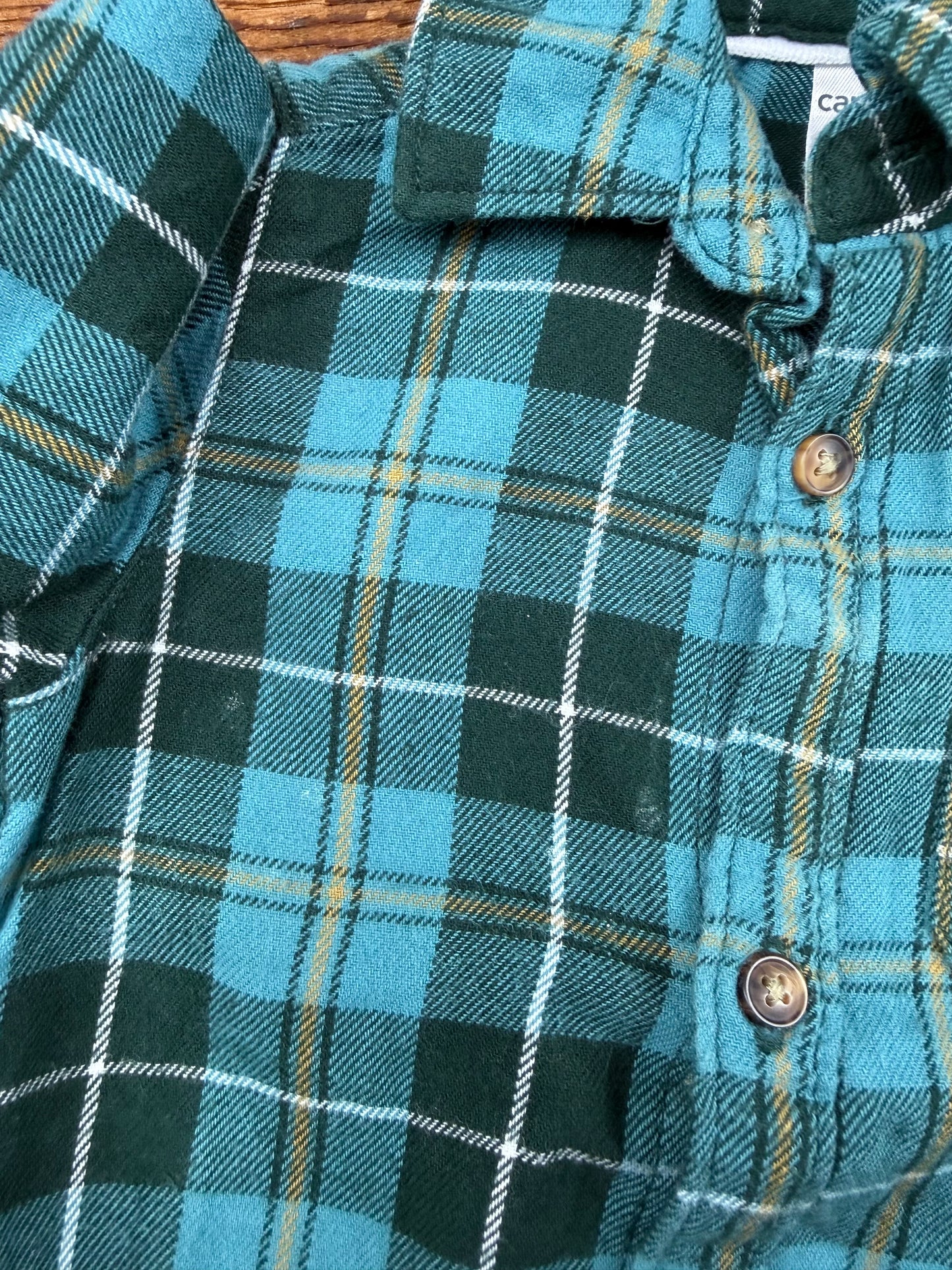 Carter’s 9M Flannel Onesie