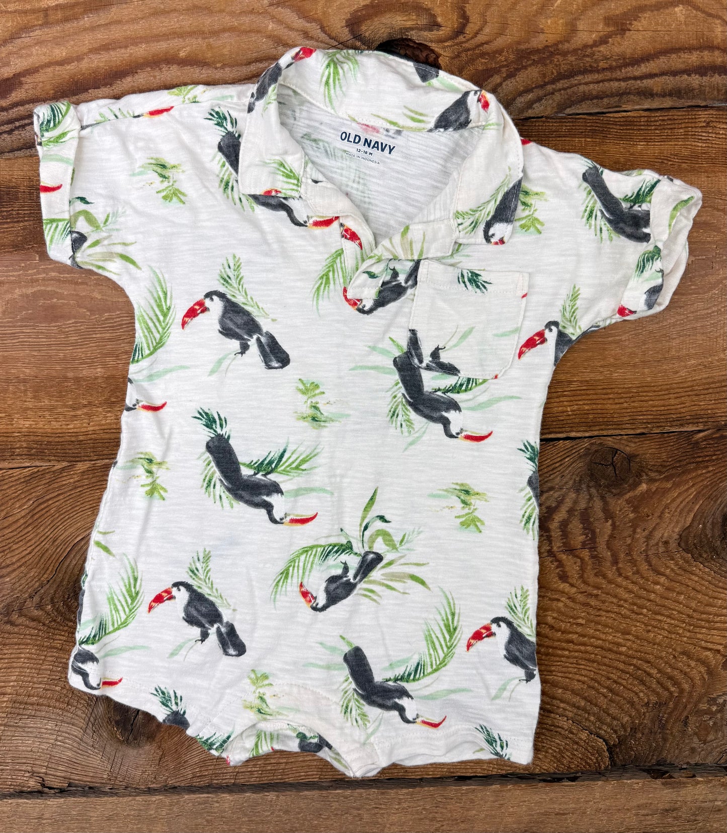 Old Navy 12-18m Tucan Romper