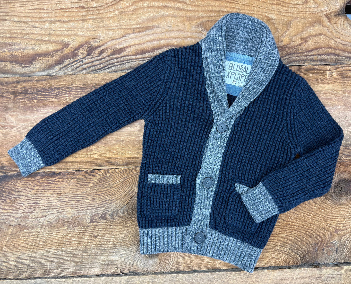 Global Explorer 4-5T Knit Cardigan