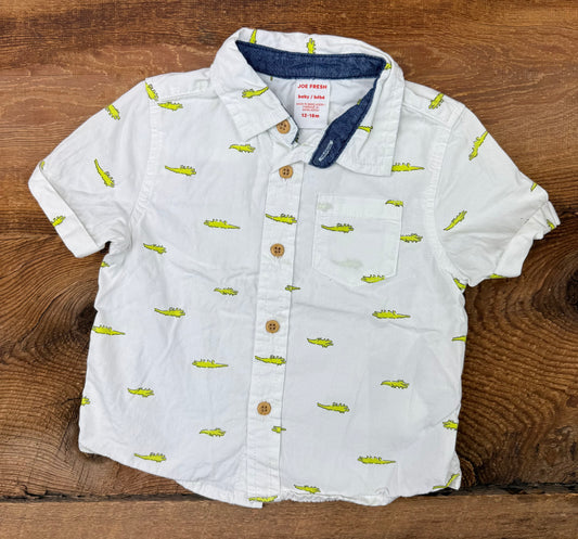 Joe Fresh 12-18M Croc Tee