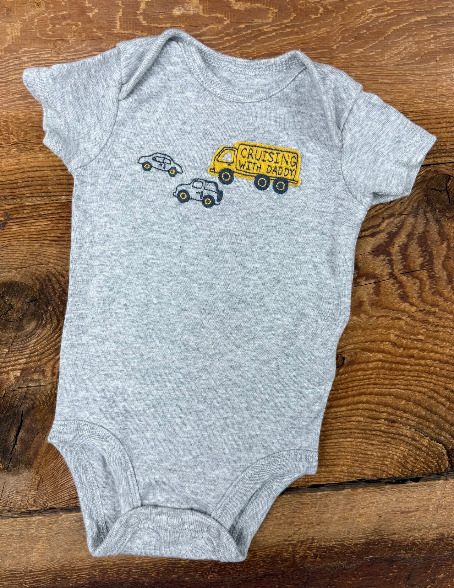 Child of Mine 0-3M Cruising with Daddy Onesie