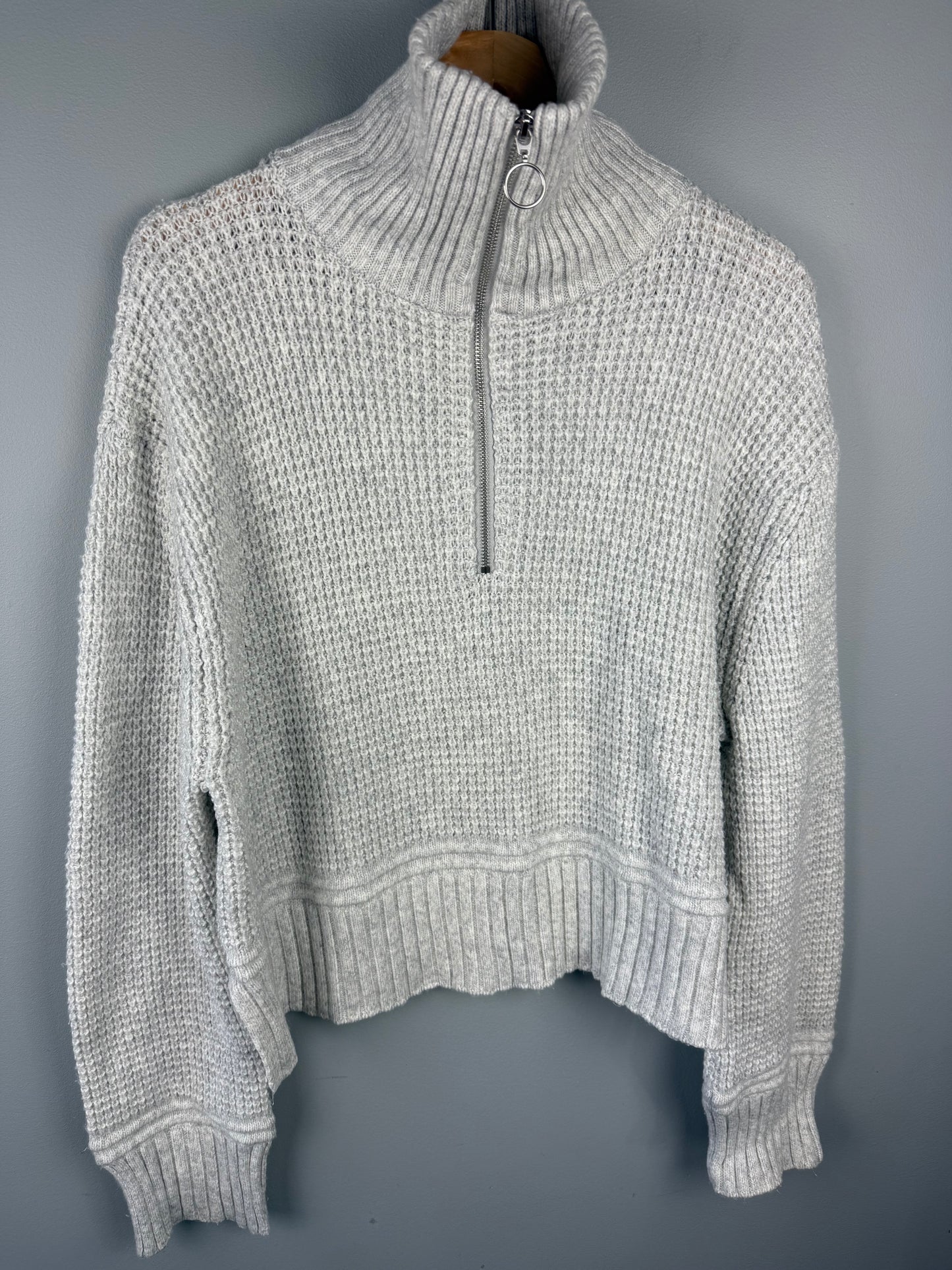 Jessica Simpson Women’s XL Quarter Zip Knit Sweater
