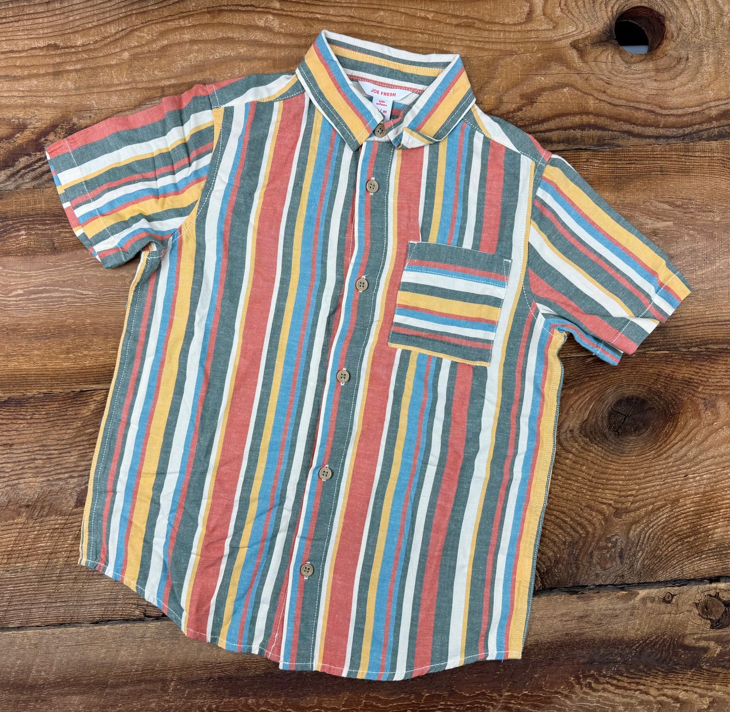 Joe Fresh Medium (7/8) Striped Tee