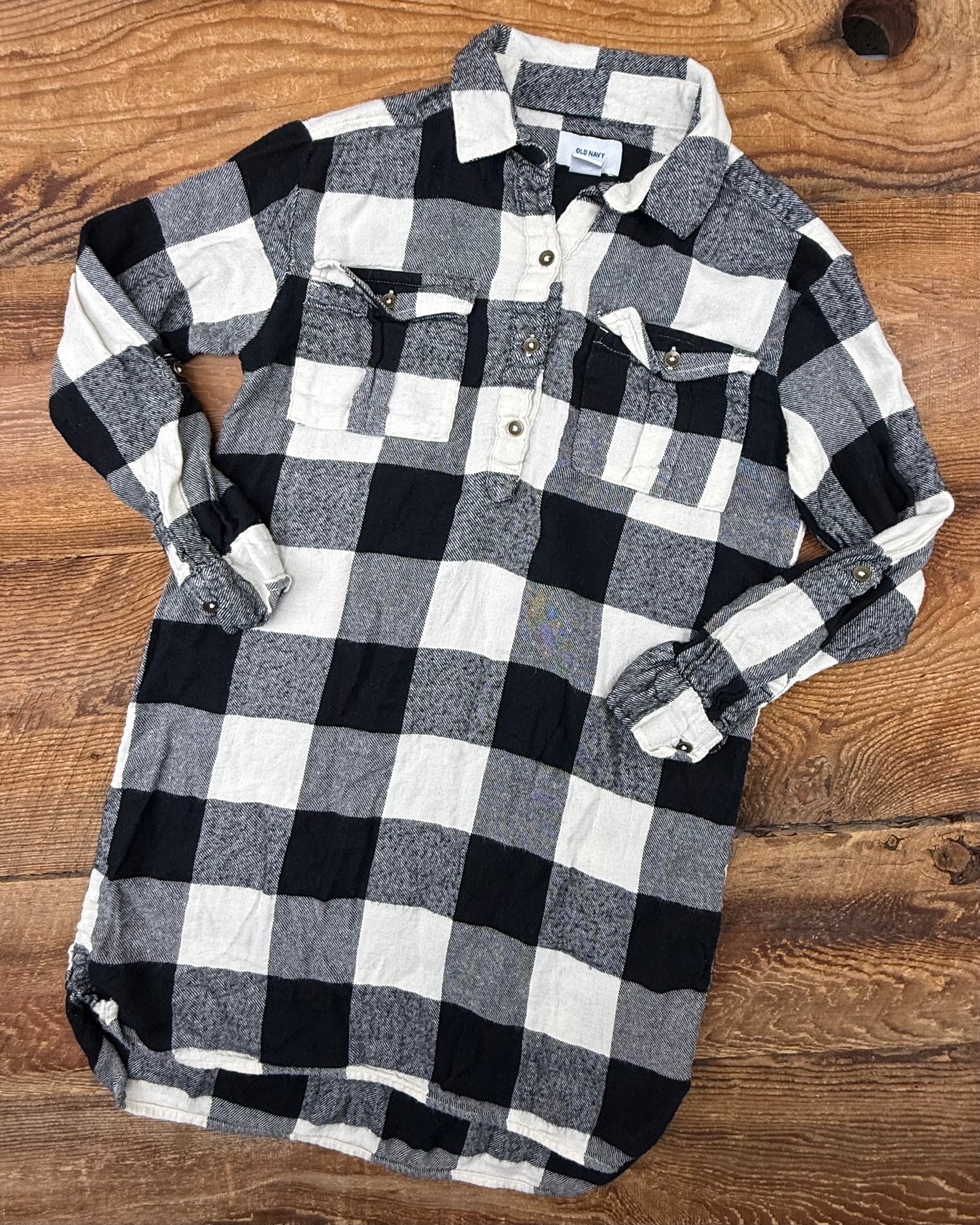 Old Navy Medium (8) Flannel Dress