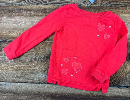 Carter’s 6/6X Heart Crewneck