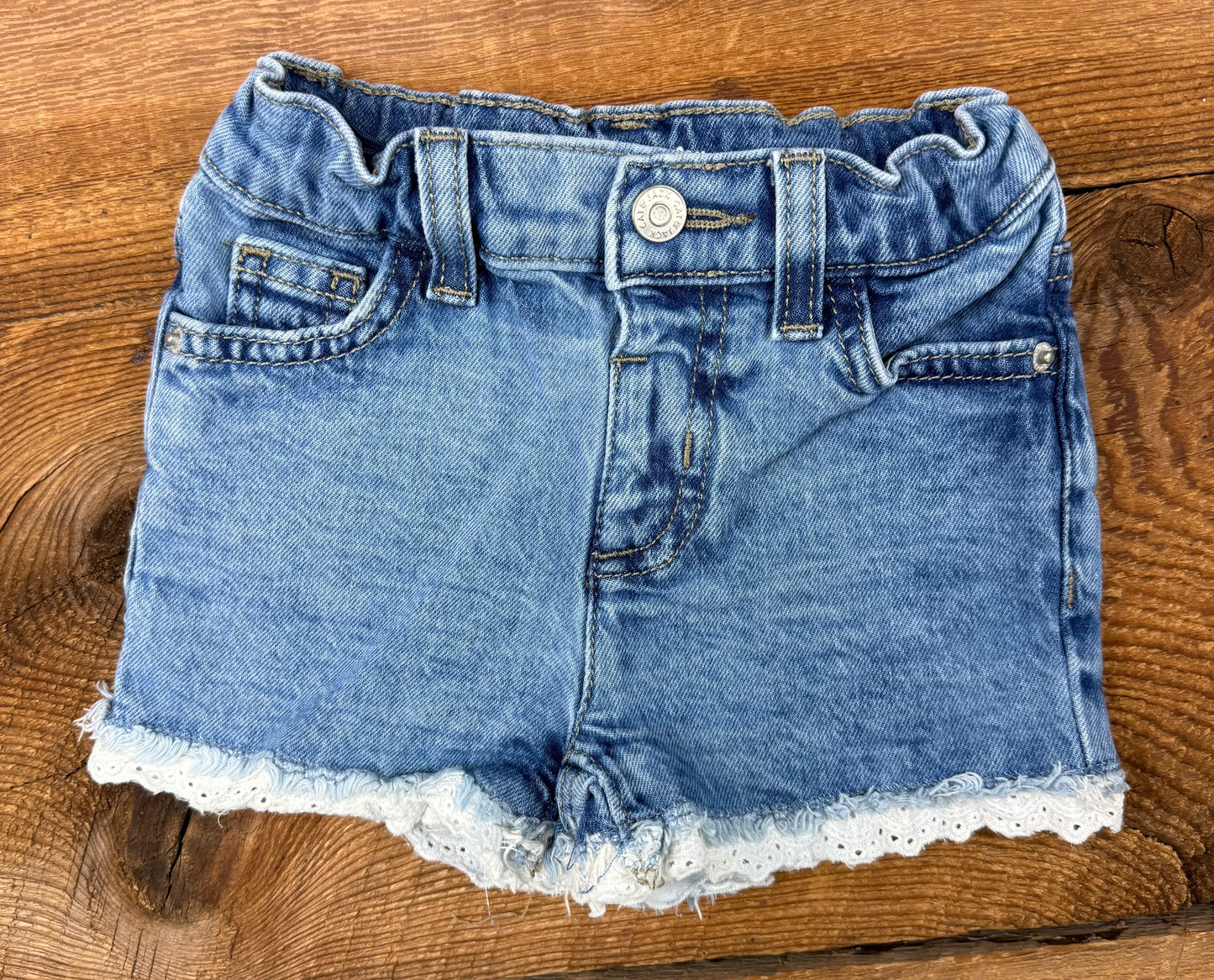 Cat & Jack 2T Jean Lace Short