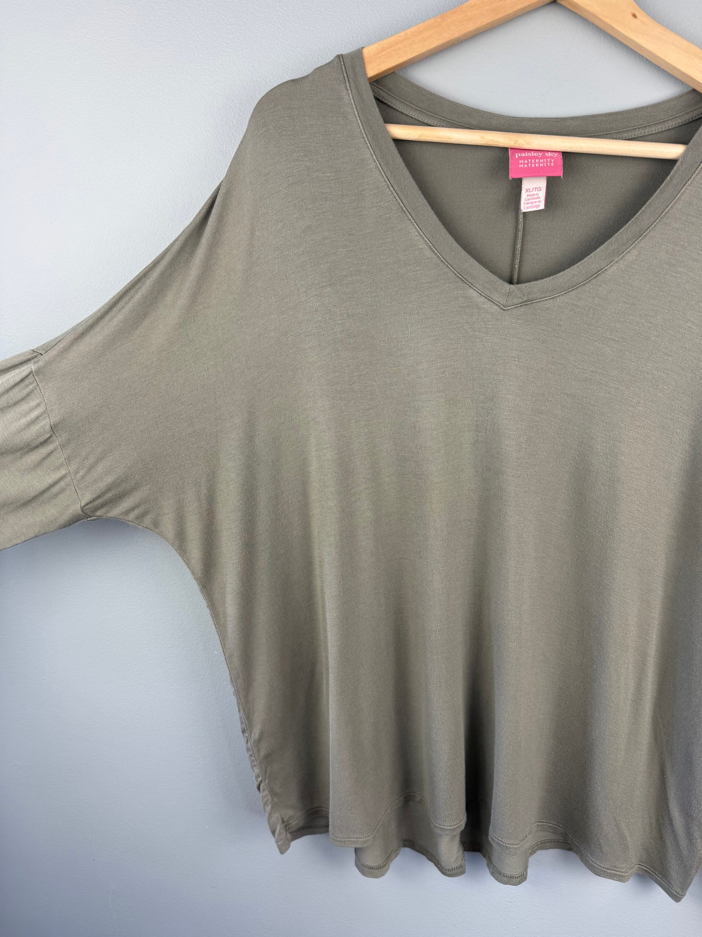 Paisley Sky Maternity XL Shirt