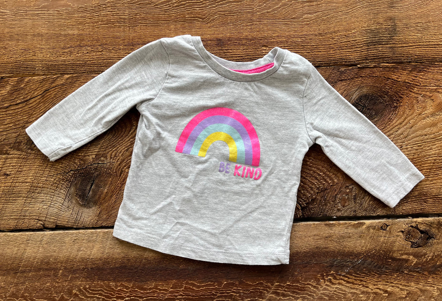 George 6-12M Rainbow Shirt