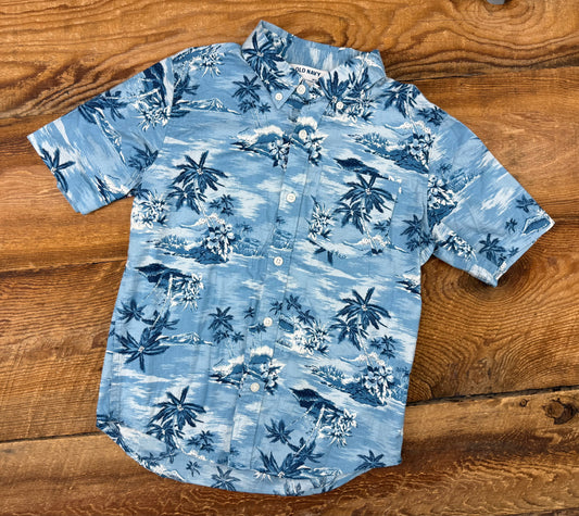 Old Navy Medium (8) Hawaiian Tee