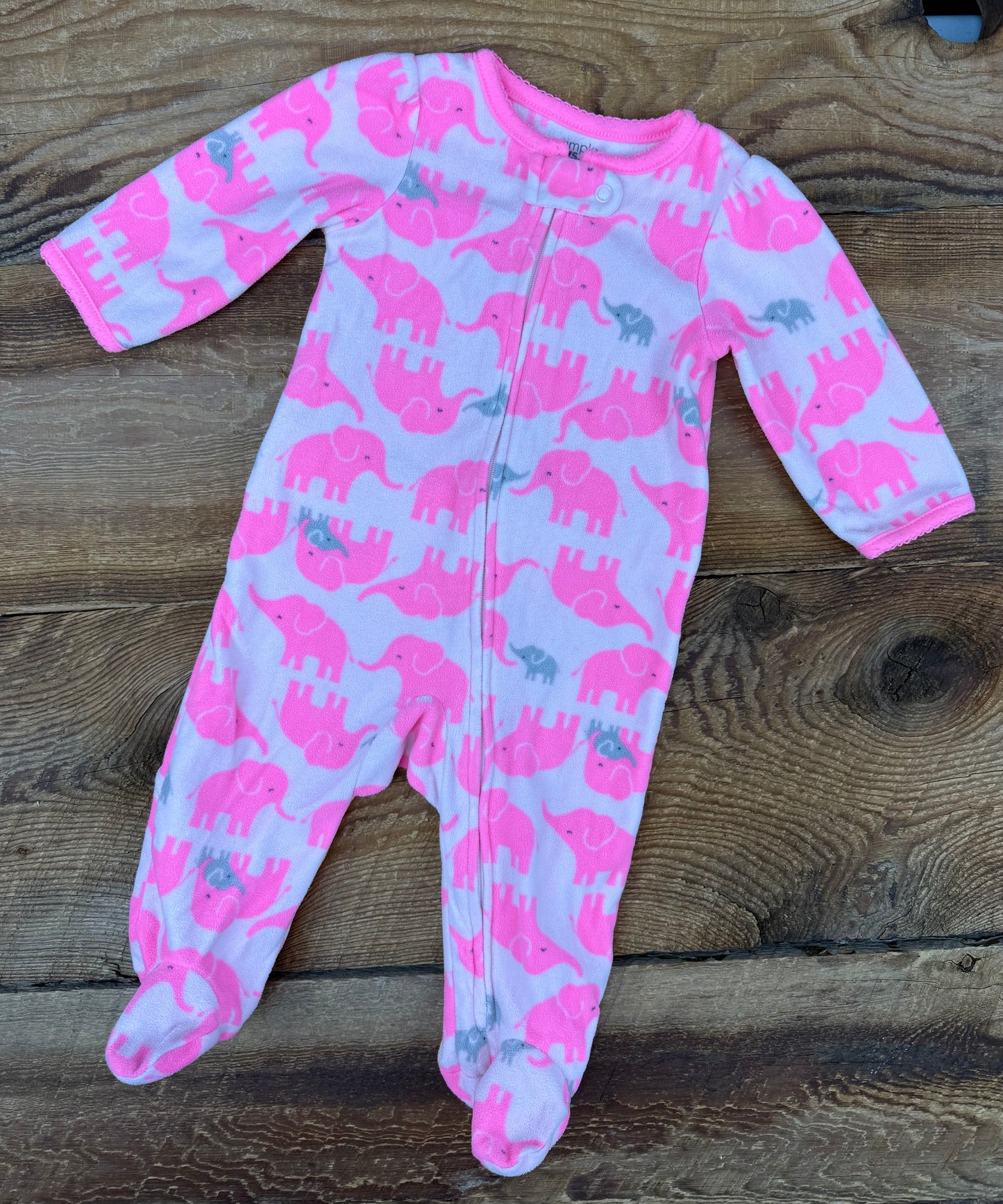 Simple Joys 3-6M Fleece Elephant Sleeper