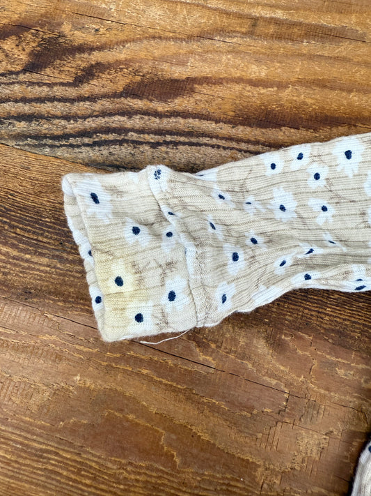 Rabbit + Bear 0-3M Floral Sleeper