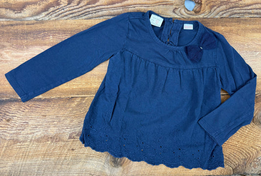 Zara 2/3T Bow Shirt