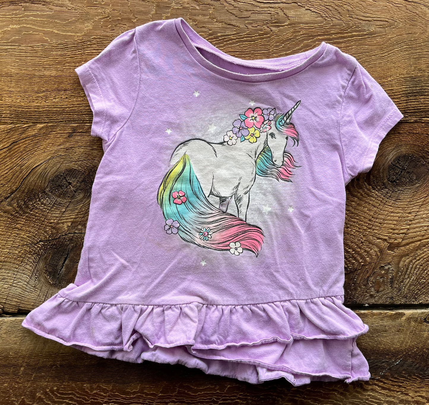 Carter’s 4T Unicorn Peplum Tee