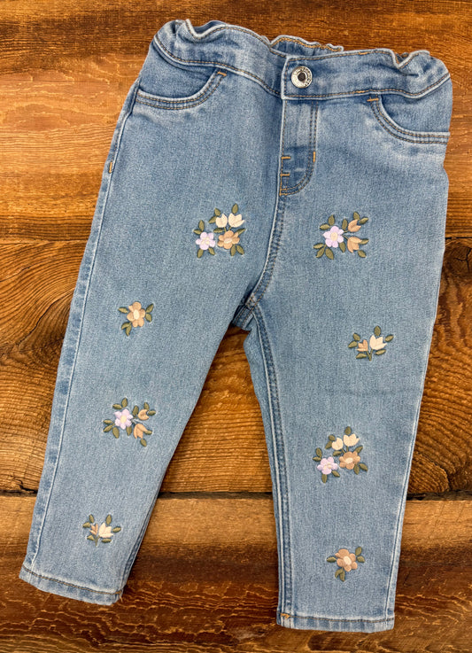 H&M 18M Floral Jean