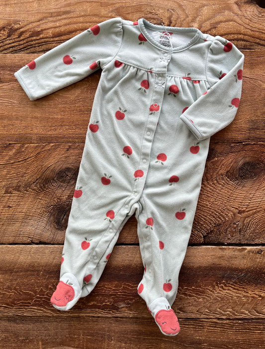 Child of Mine 6-9M Fleece Apple Sleeper