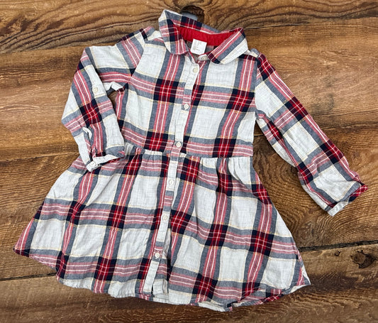 H&M 18-24M Sparkle Flannel Dress