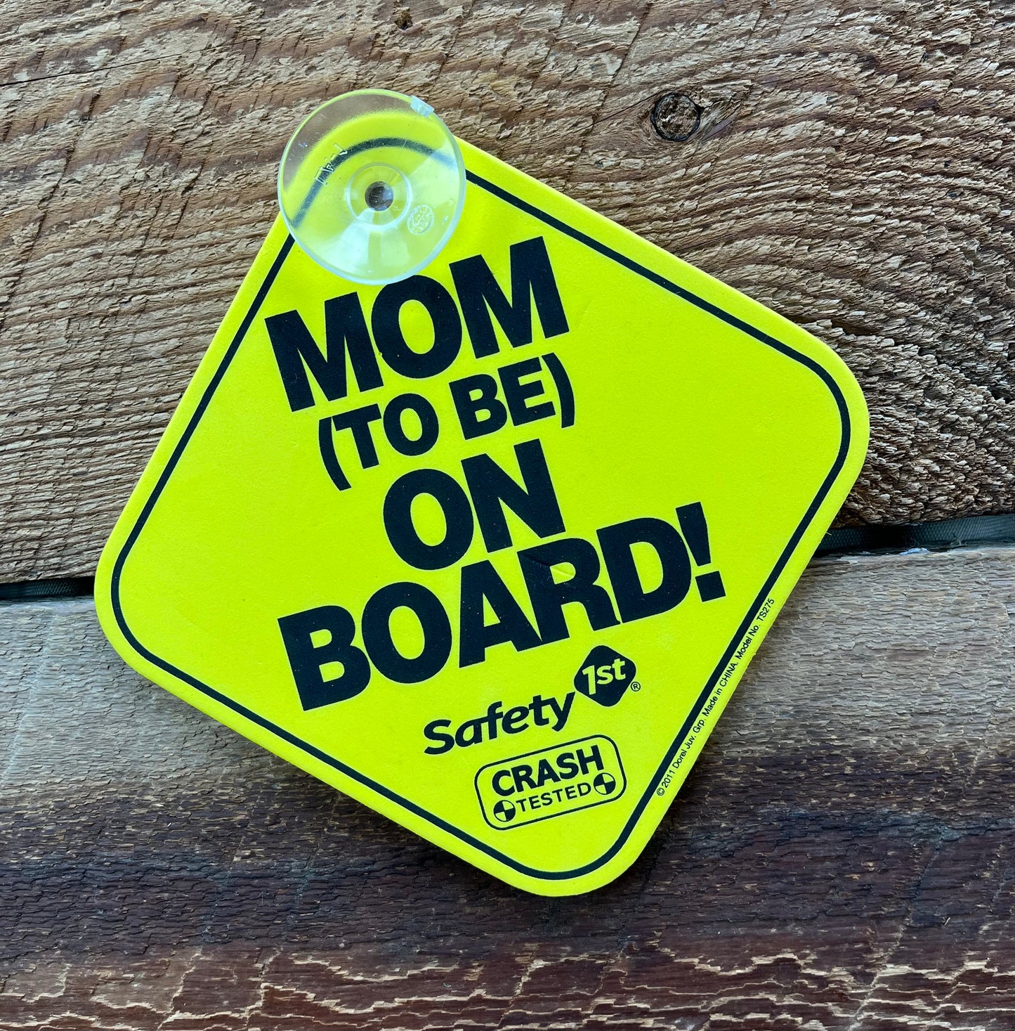 Safety First Baby/Mom on Board Sign