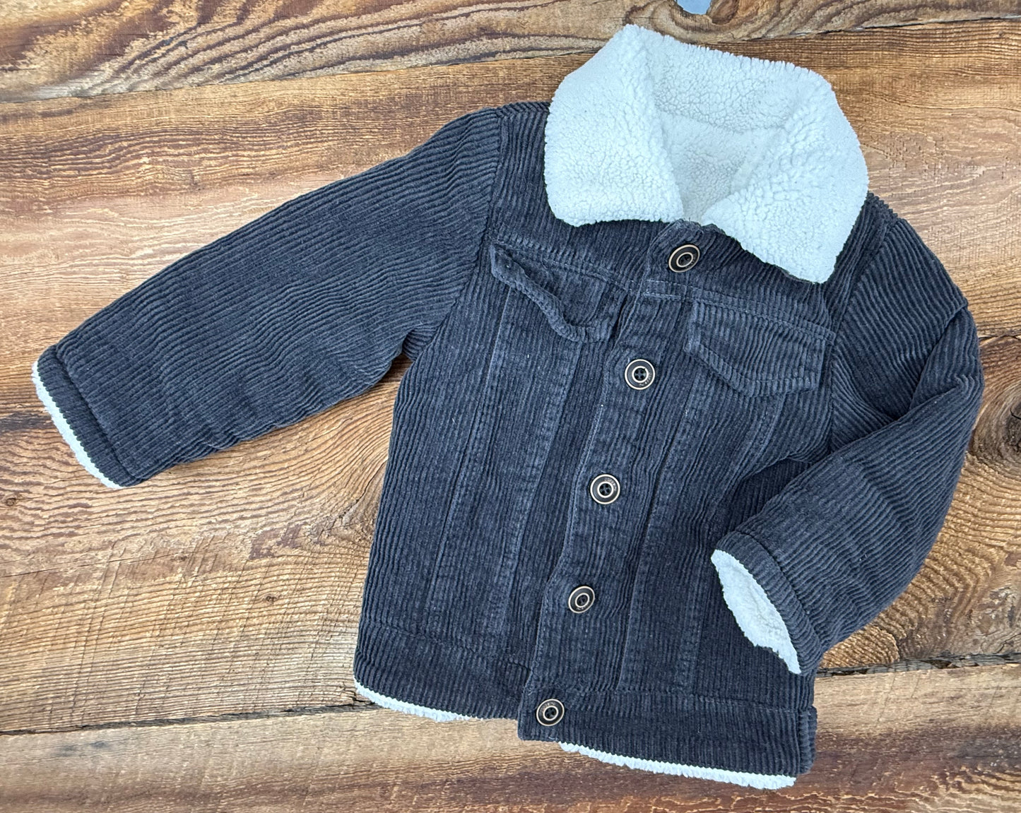 2T Cord Sherpa Bomber Jacket
