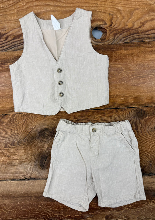 H&M 12M Linen Set