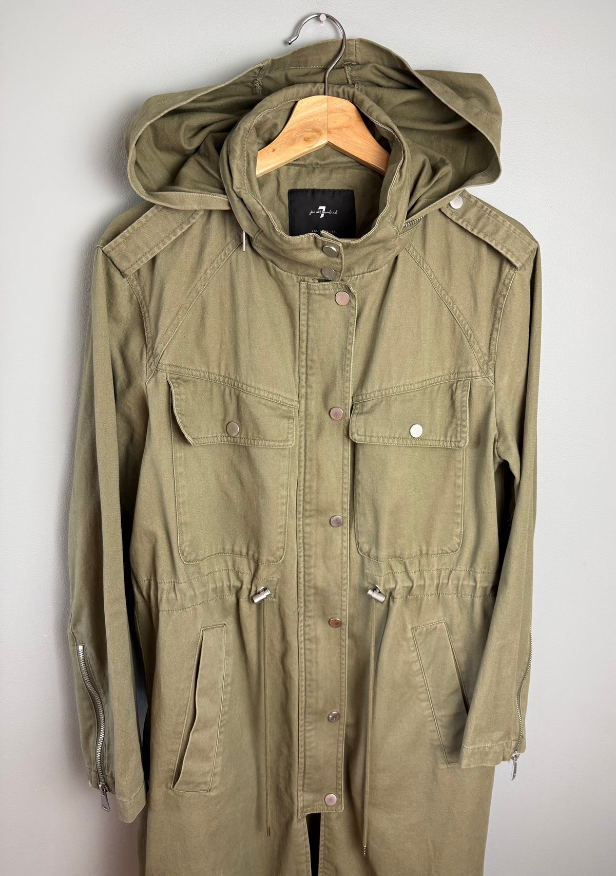 7 for all Mankind Women’s Large Utility Jacket