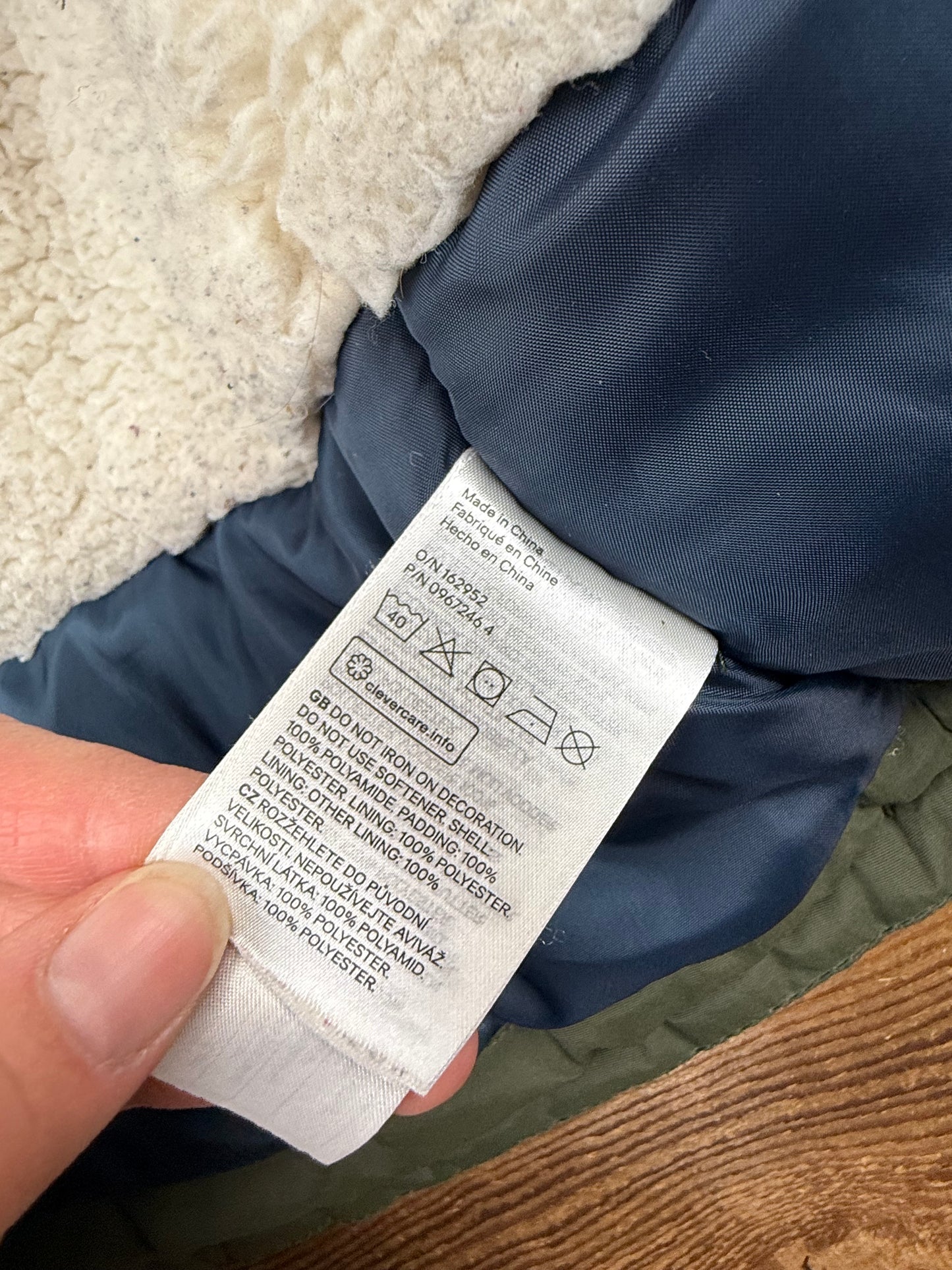 H&M 3T Sherpa Lined Jacket