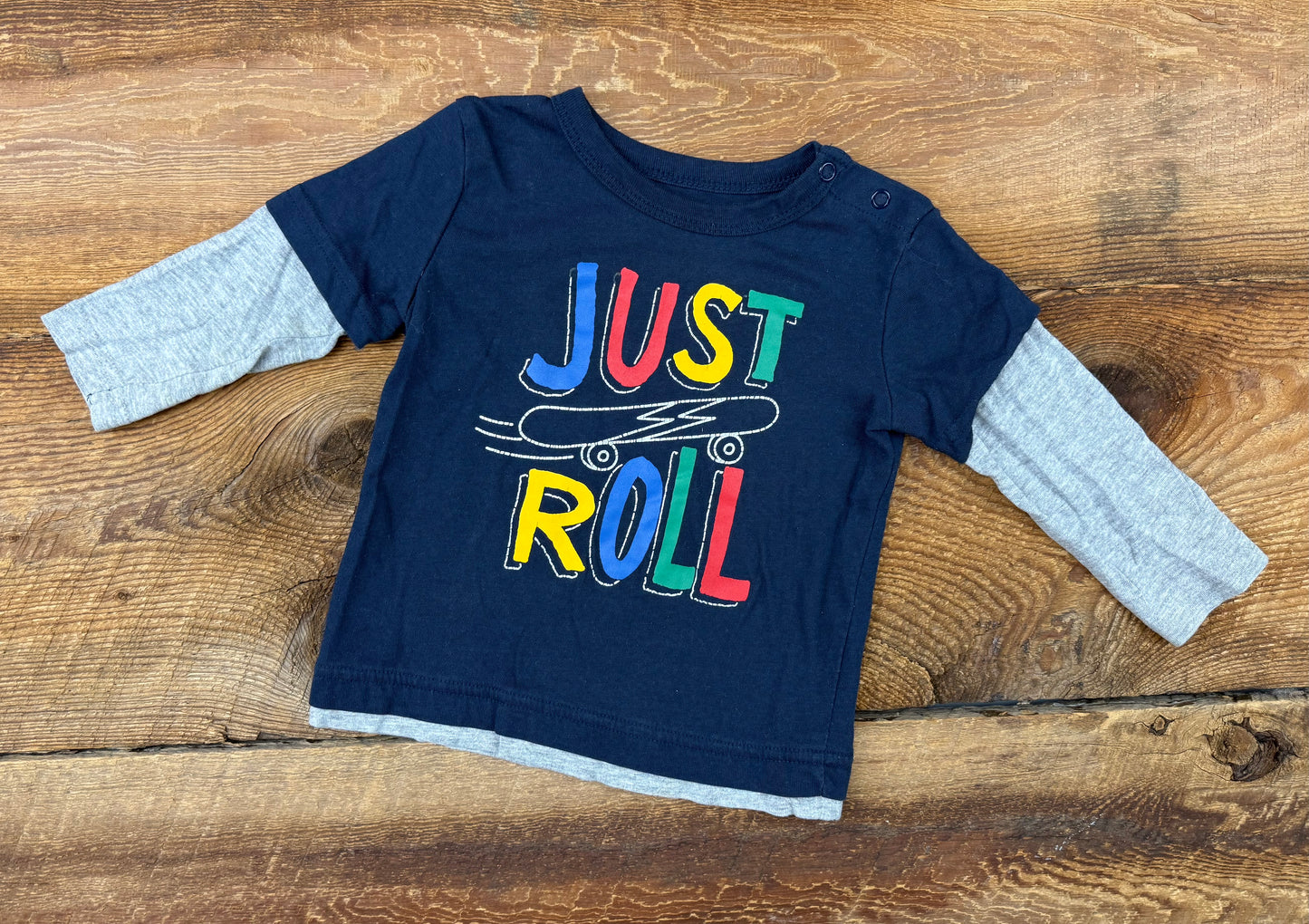 George 12-18M Just Roll Shirt