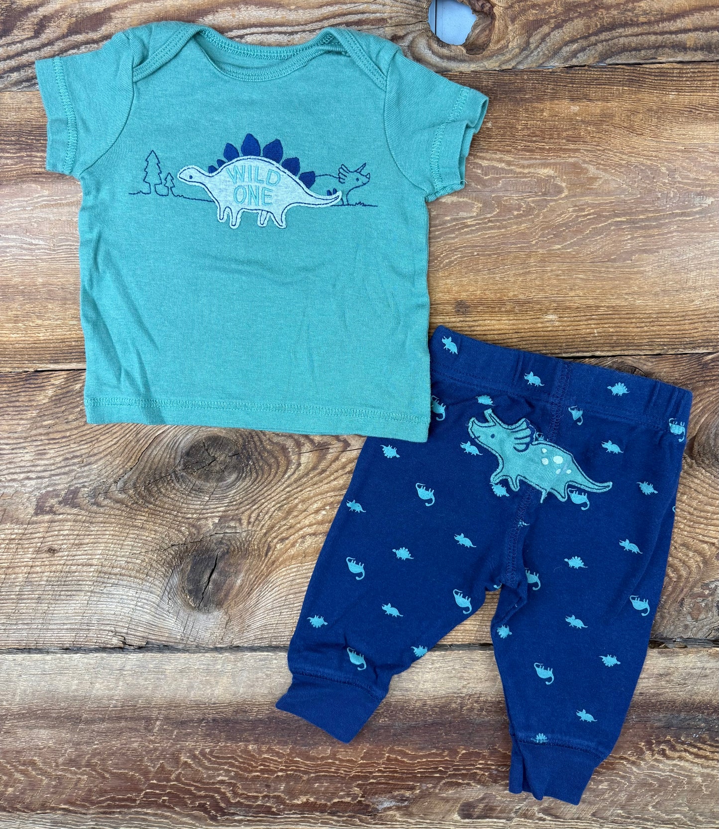 Child of Mine 3-6M Dino Outfit
