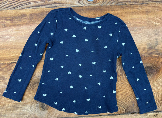 Old Navy 5T Heart Thermal Shirt
