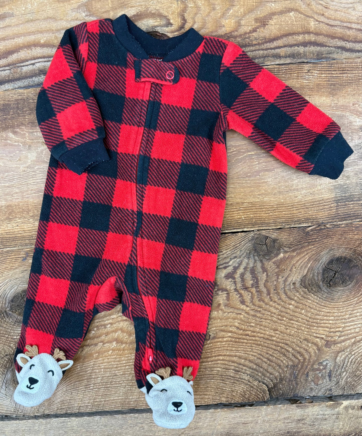 Carter’s NB Fleece Plaid Sleeper