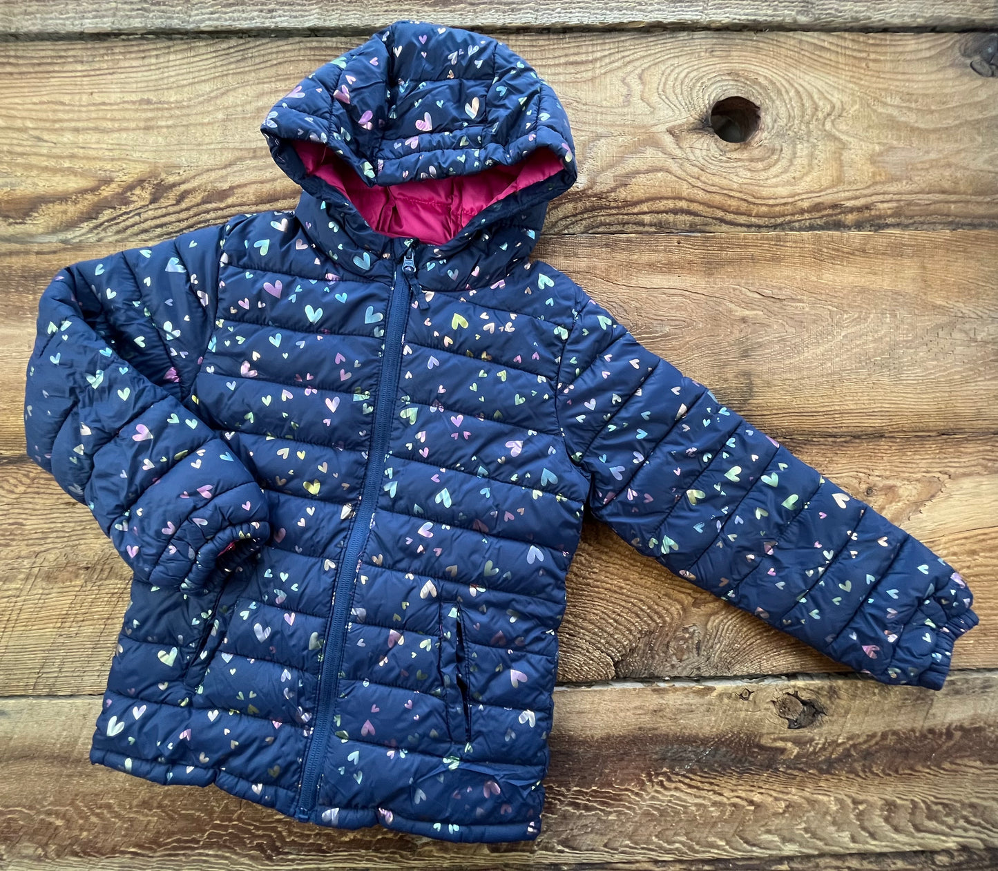 Mountain Warehouse 7/8Y Heart Puffer Jacket