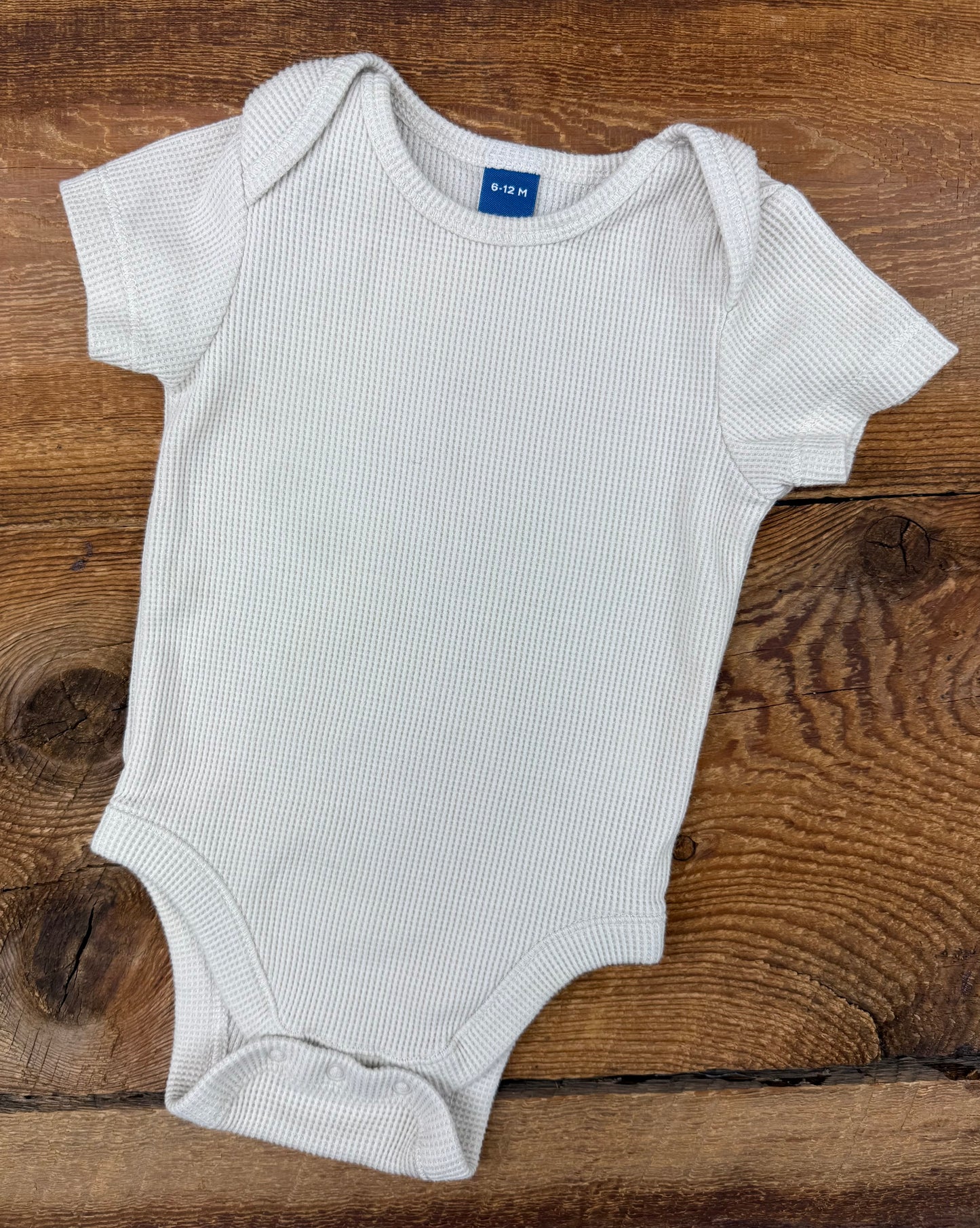 Old Navy 6-12M Waffle Onese