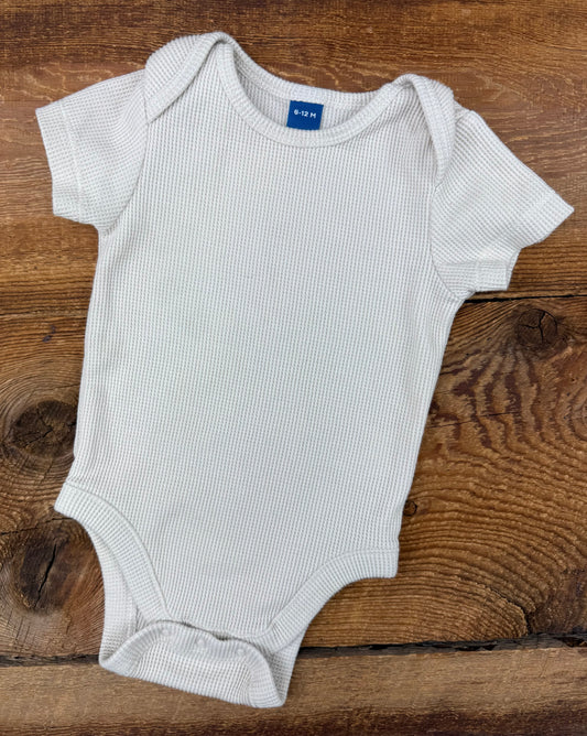 Old Navy 6-12M Waffle Onese