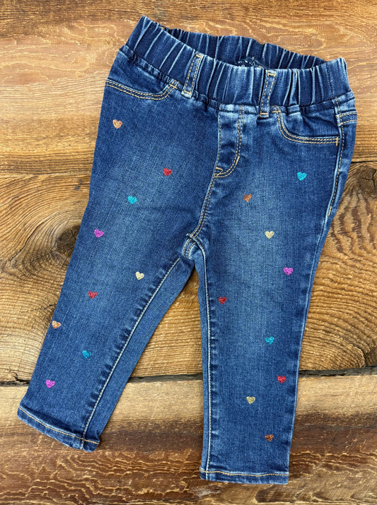 Gap 18-24M Heart Jeans