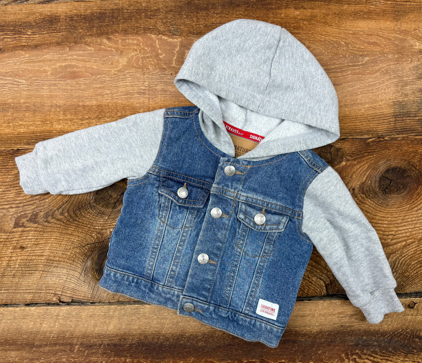 Levi's 3-6M Hooded Jean Jacket