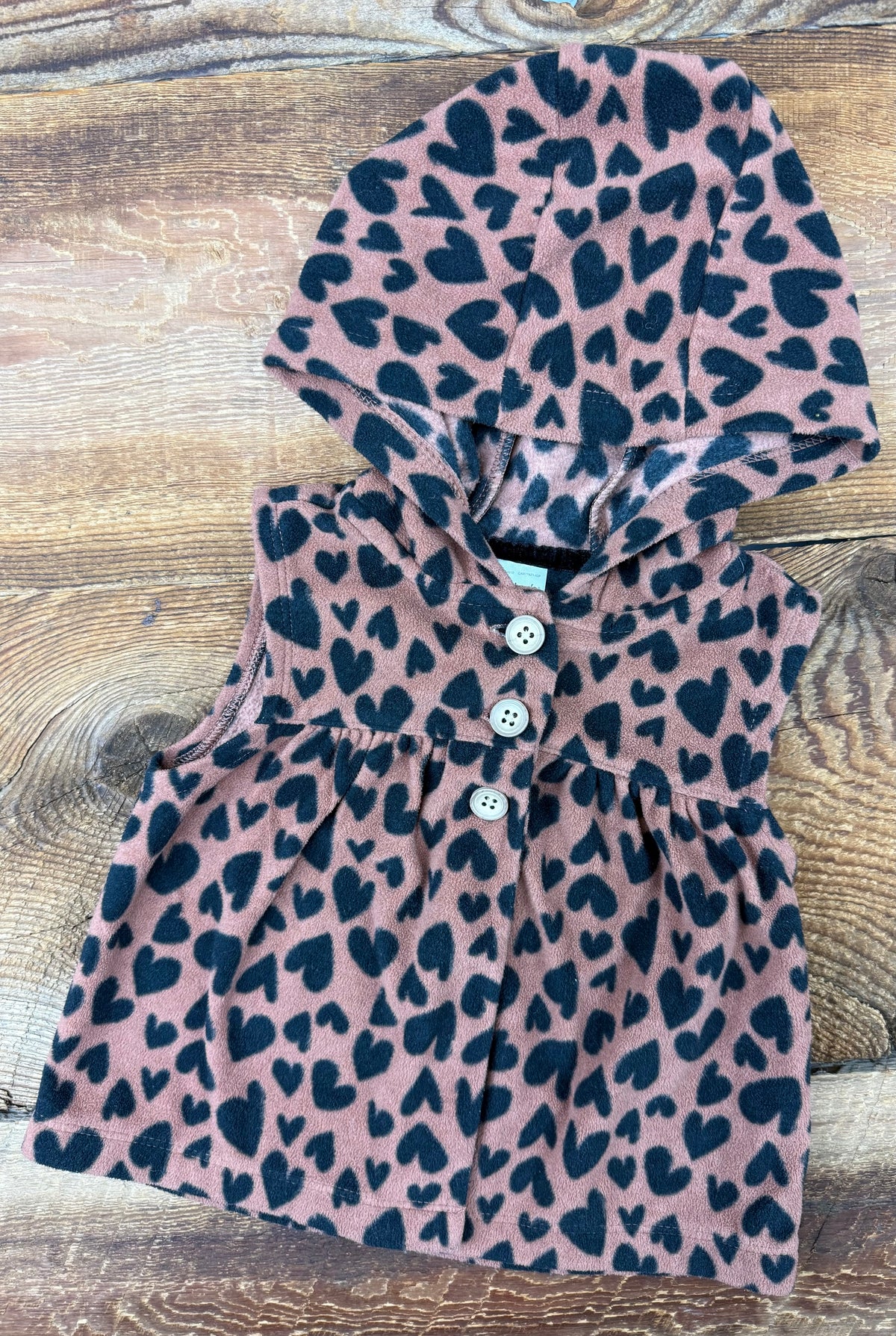 Carter's 12M Fleece Heart Vest
