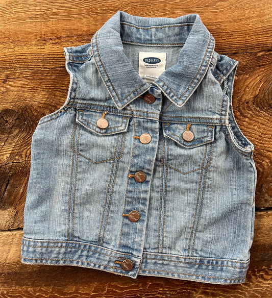 Old Navy 3T Jean Vest