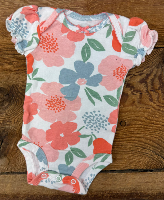 Child of Mine NB Floral Onesie