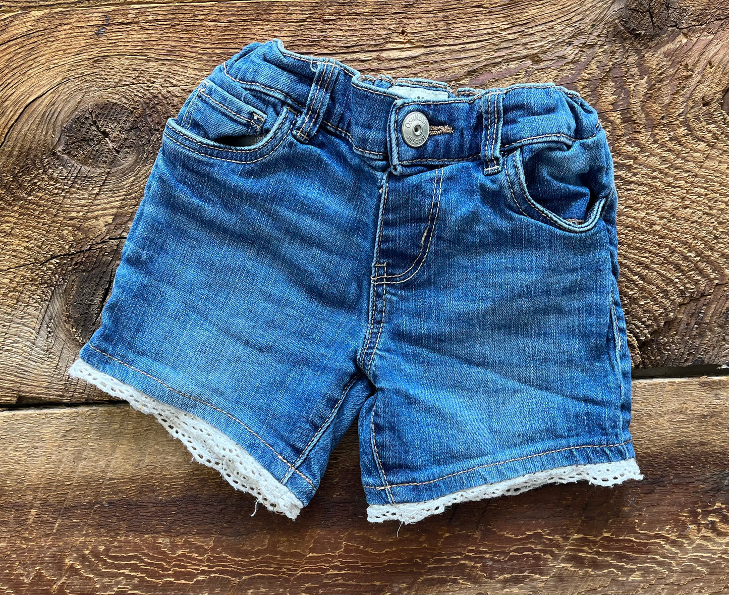 Oshkosh 4T Lace Jean Short