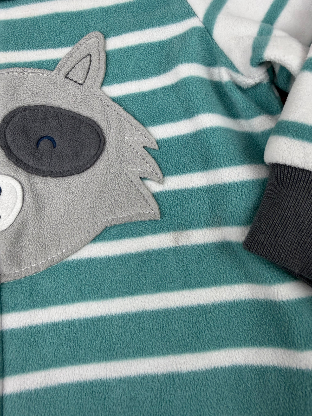 Carter's 12M Fleece Raccoon Sleeper