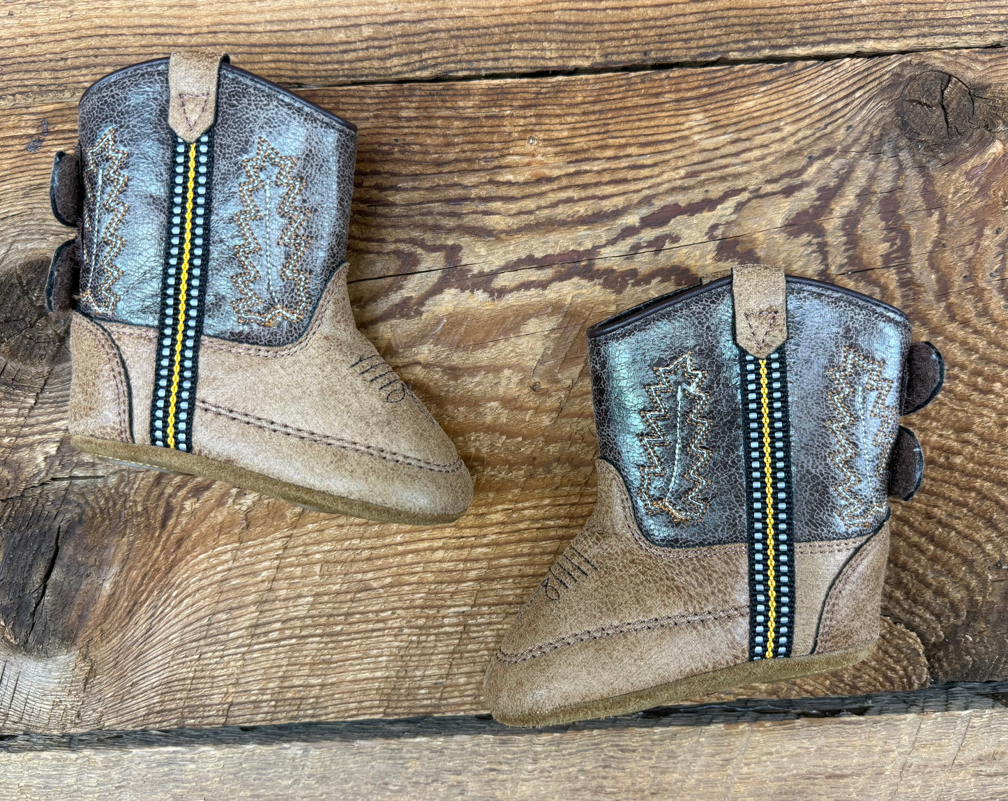 Old West Size 3C Cowboy Boot